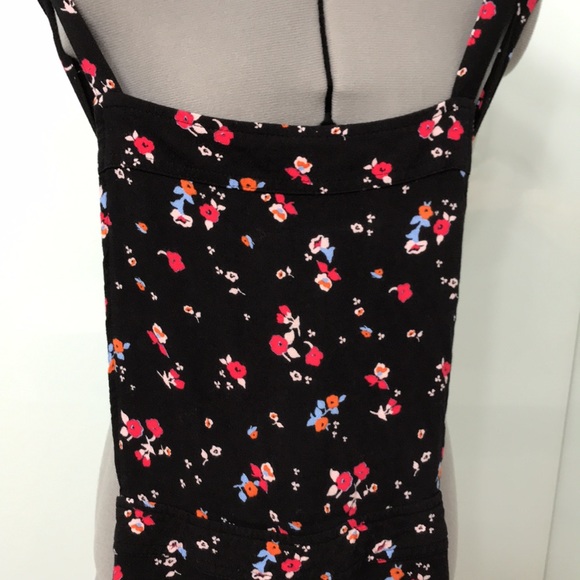 Free People floral short dungarees shirts overall - Picture 4 of 10